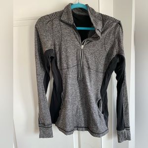 Lulu lemons 1/4 zip sweater. Slim fit size 12